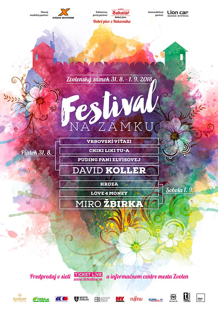 Poster <br>„Festival na zámku“