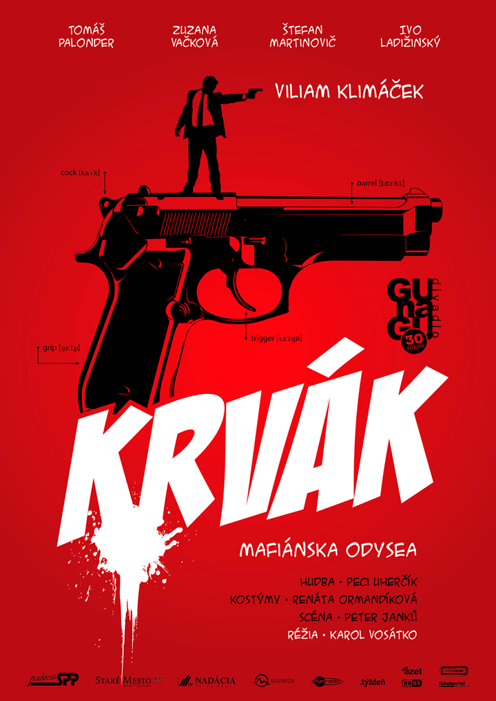 Poster<br> GUnaGU „Krvák“