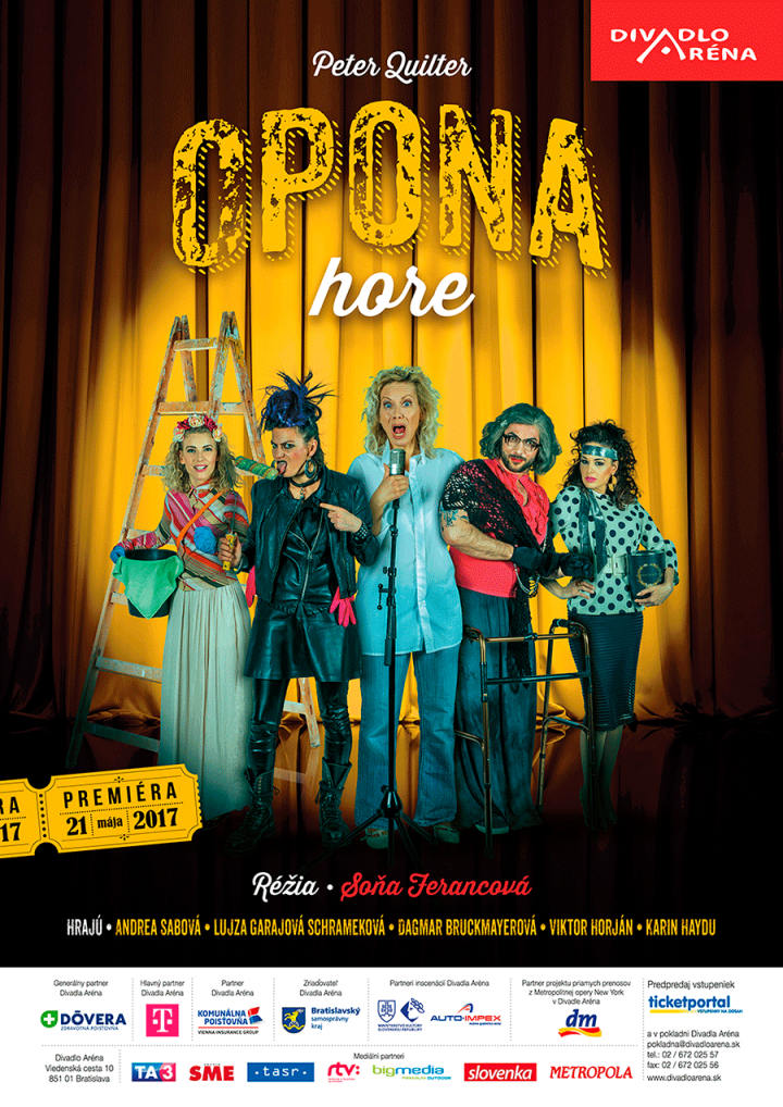 Poster<br>Divadlo Aréna<br>“Opona hore”
