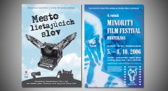 Poster k filmu „Mesto lietajúcich slov“<br>& „4. Minority Film Festival“